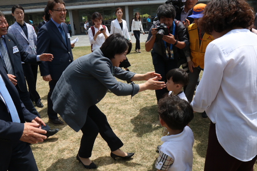  19대 대통령 부인 김정숙 여사님 방문(5.30)