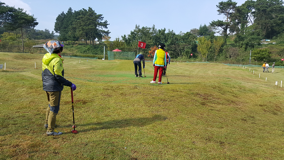  효령파크골프 클럽 10월 월례회 모습(3)