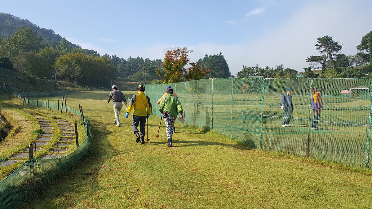  효령파크골프 클럽 10월 월례회 모습