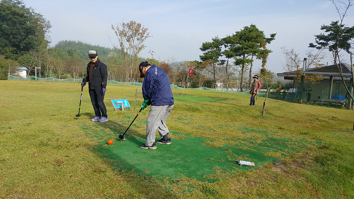  효령파크골프 클럽 10월 월례회 모습(2)
