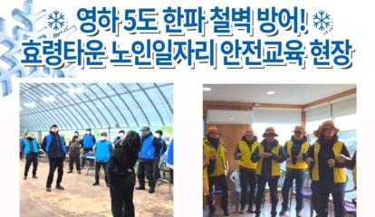  2026년 효령타운 일자리 참여자 안전교육 현장