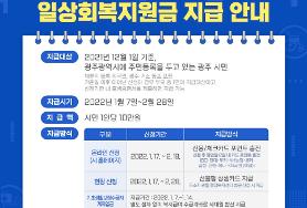  일상회복지원금 신청하세요~!!(1월17일~2월28일)