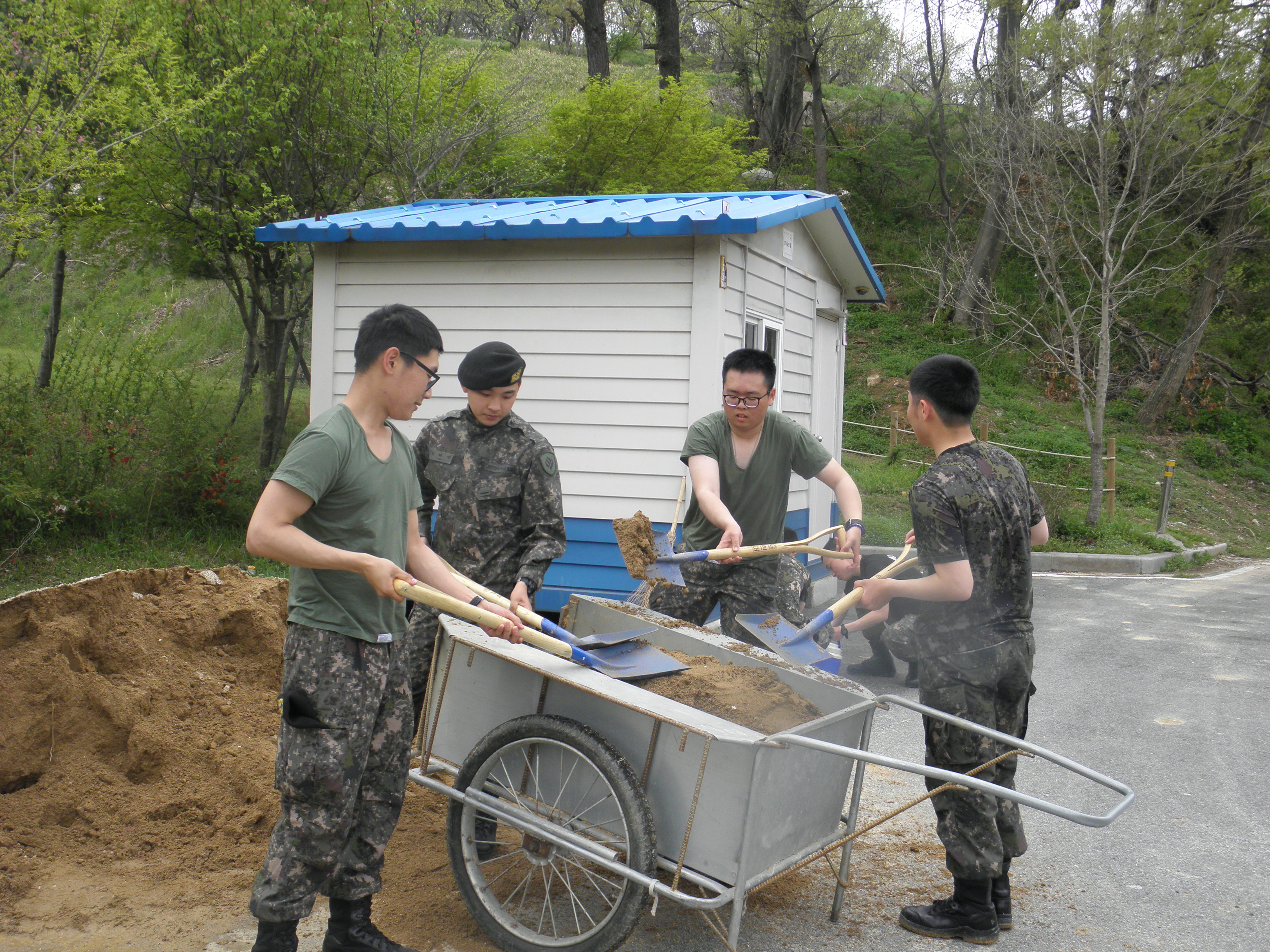  육군31사단 503보병여단 자원봉사 참여
