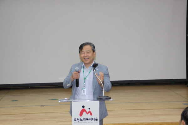  김운기 효령타운 본부장, 회원분들과 만남의 시간