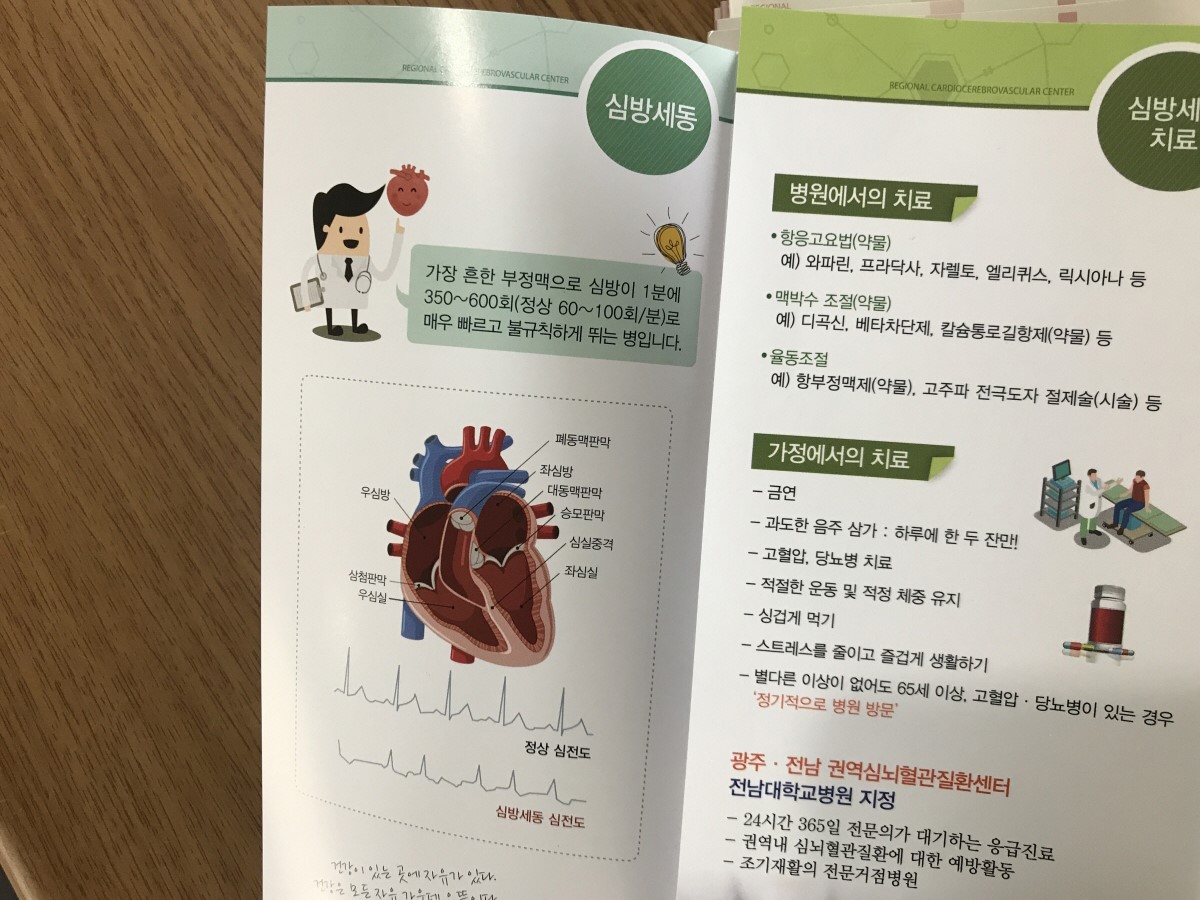  심방세동 검사 실시