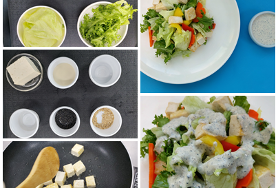  ［생활속 간편식 레시피］6.두부야채샐러드