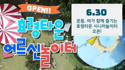  운동, 여가 함께 즐기는 효령타운 어르신놀이터 오픈!